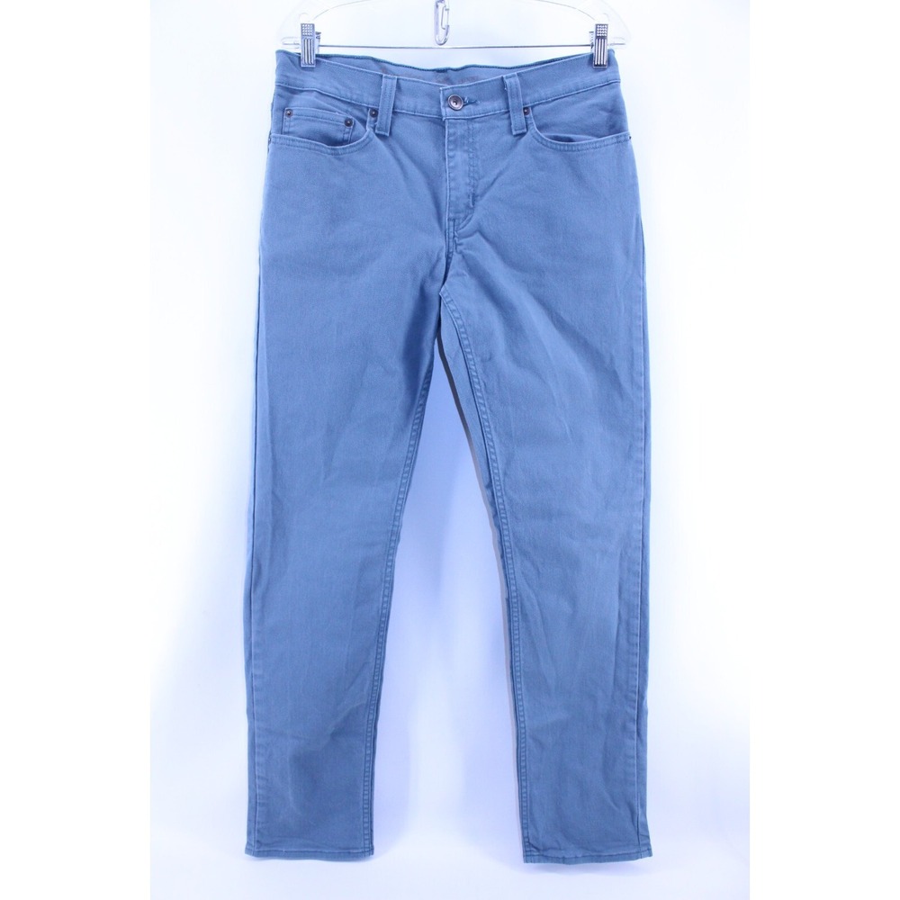 Roebuck & Co. Skinny Blue Stretch Denim Jeans Mens 32x34‎ Sea Blue/Green
